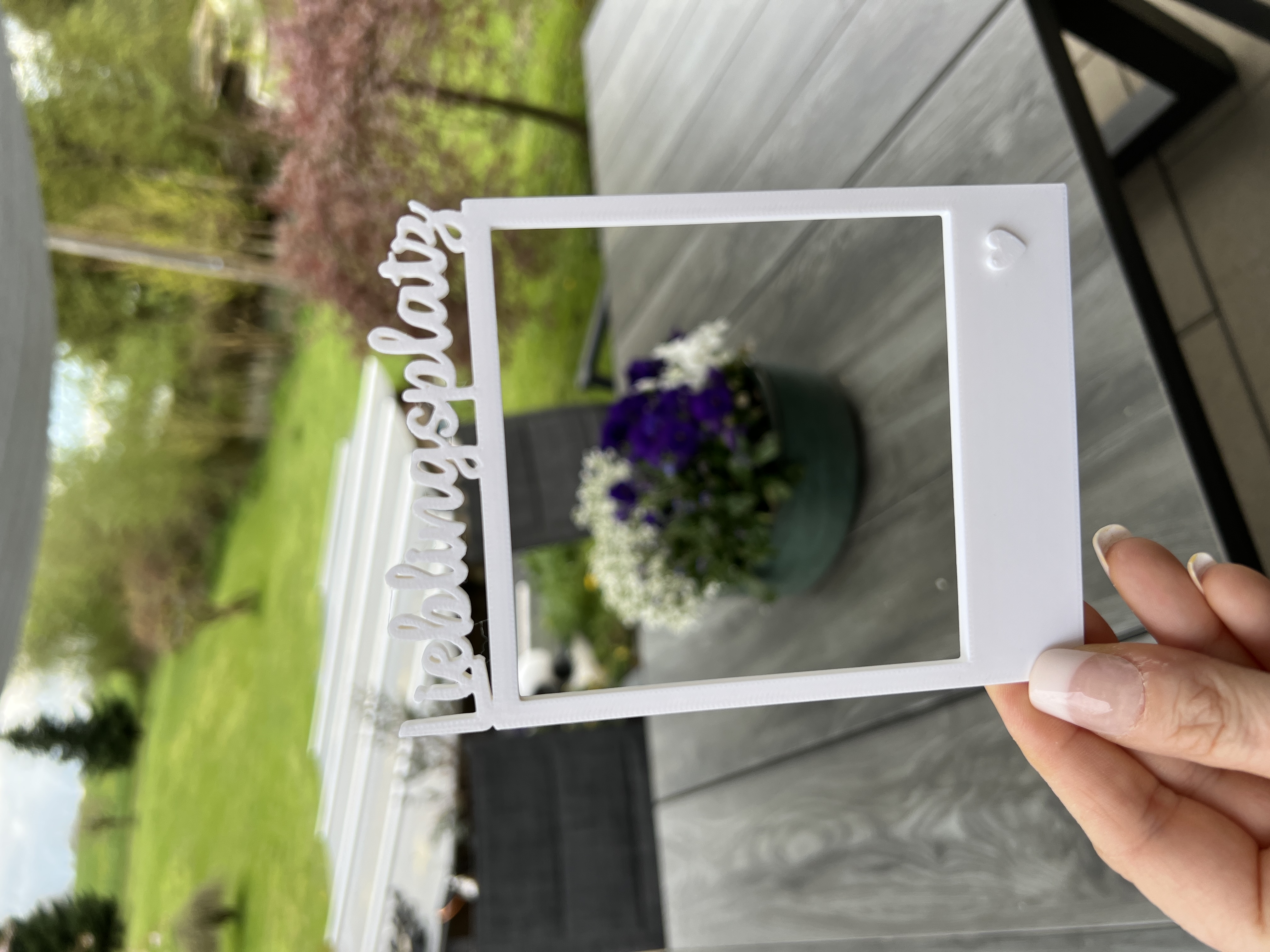 Fotorahmen Polaroid Selfie Bilderrahmen