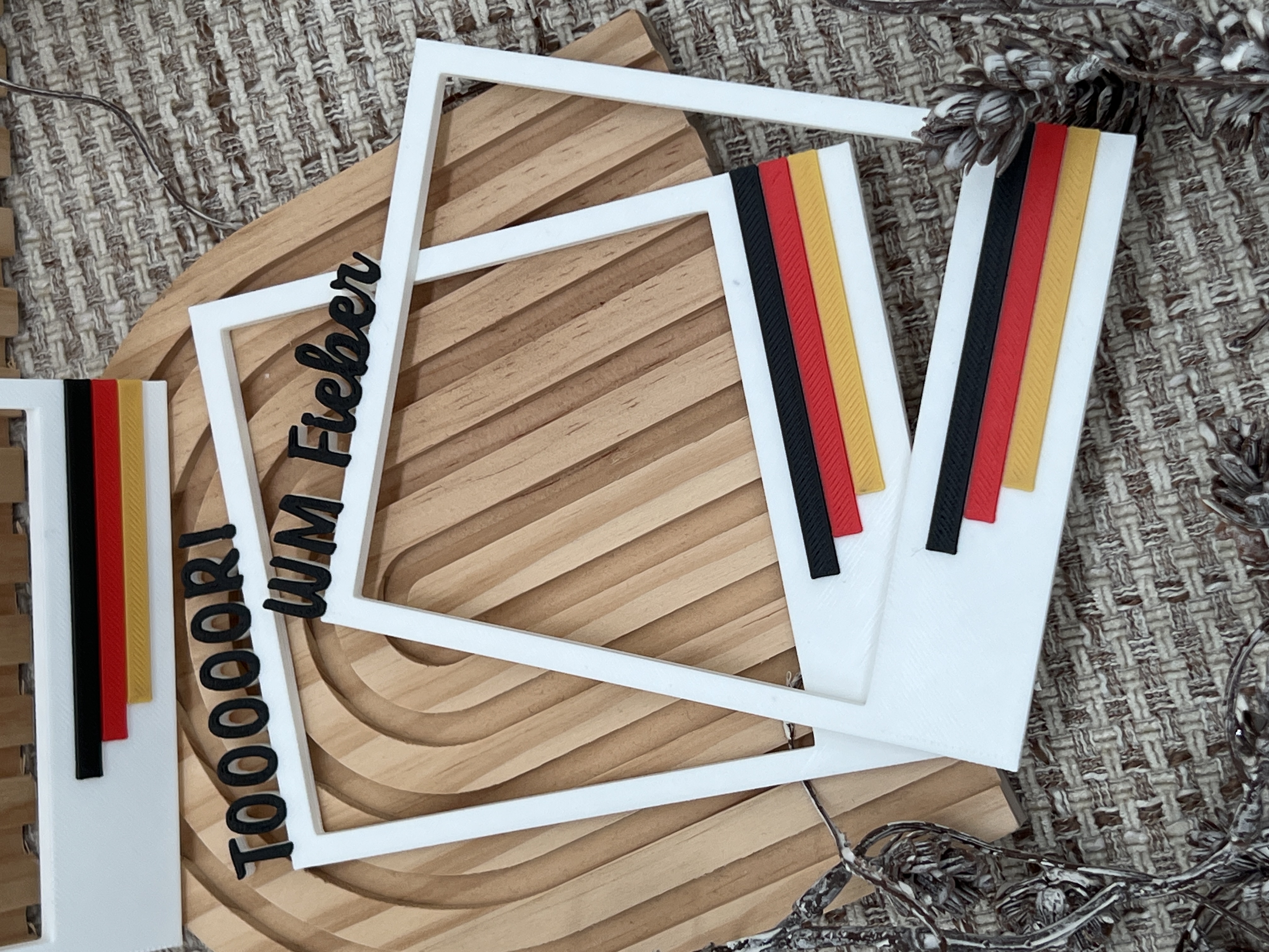 Fotorahmen Polaroid Selfie Bilderrahmen Fussball Weltmeisterschaft 2026