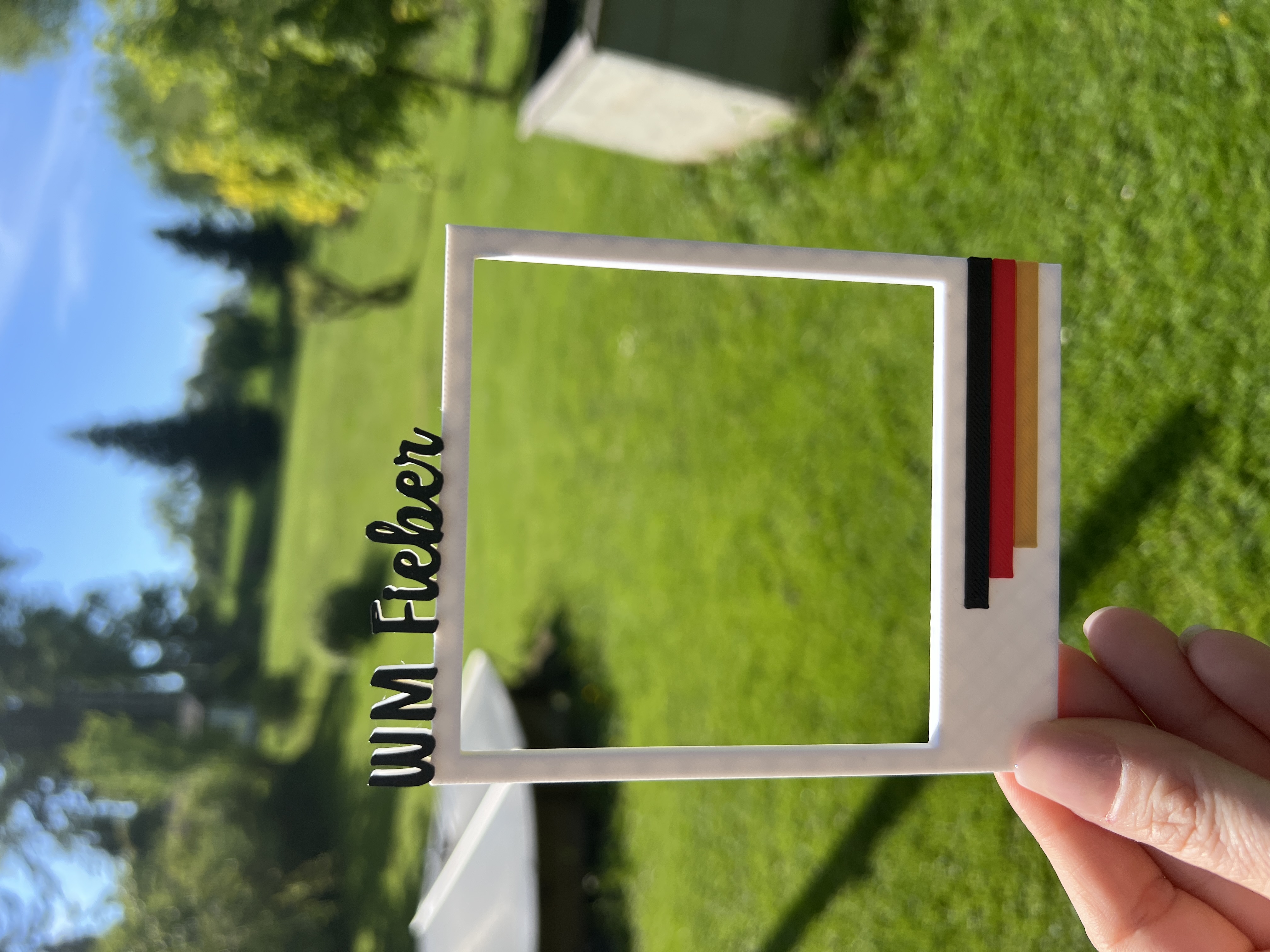 Fotorahmen Polaroid Selfie Bilderrahmen Fussball Weltmeisterschaft 2026