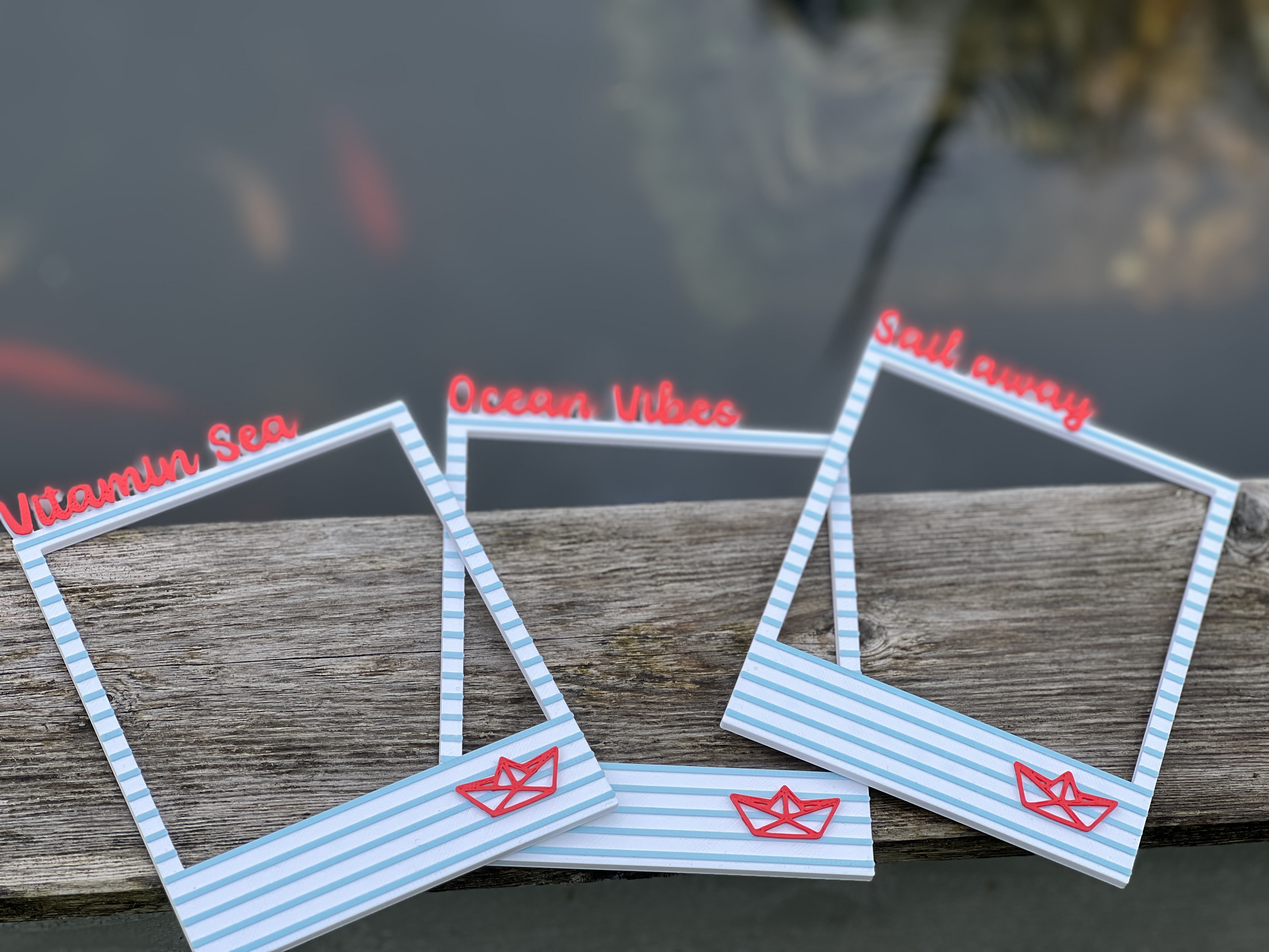 Fotorahmen Polaroid Selfie Bilderrahmen Maritim