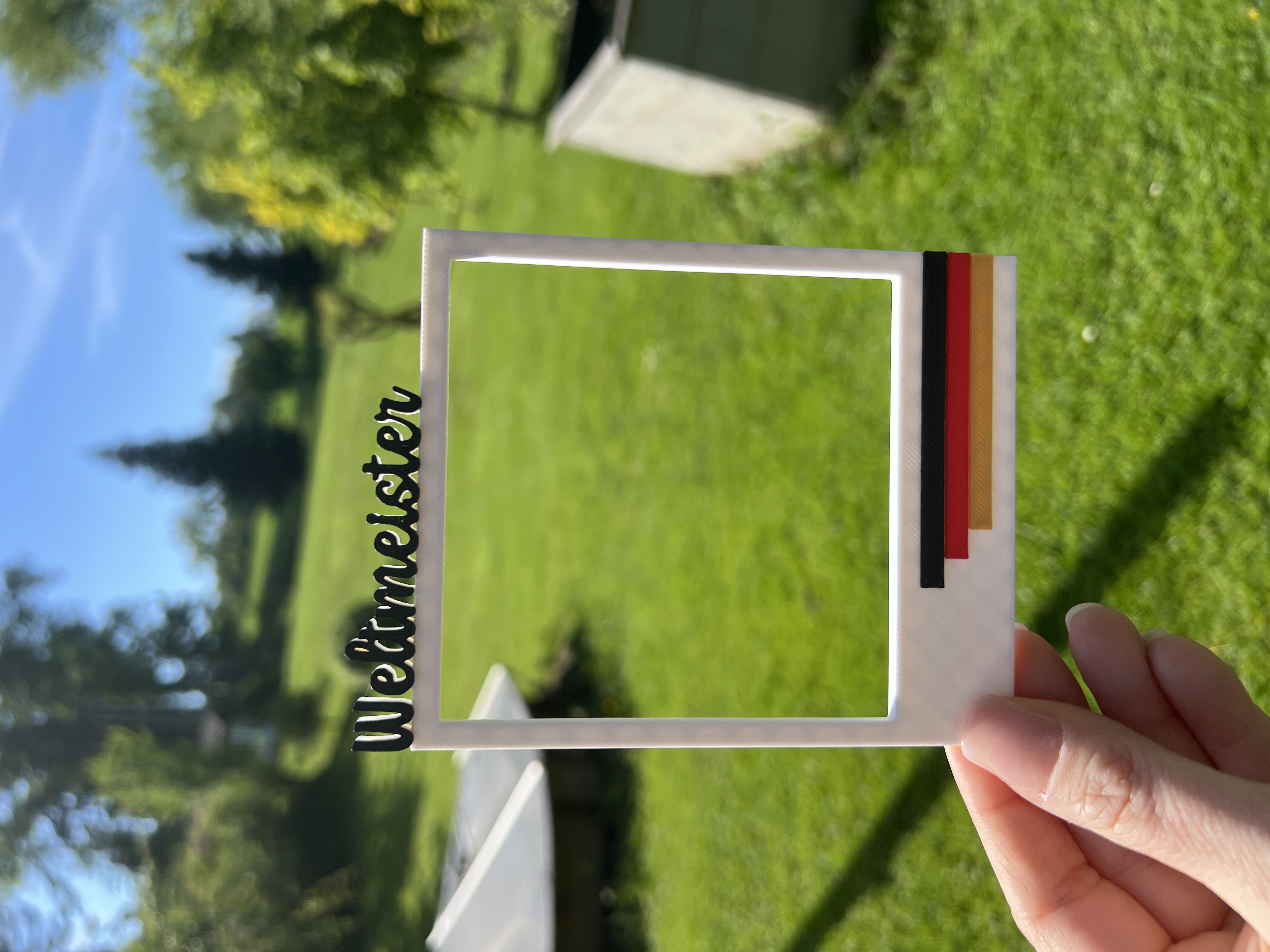 Fotorahmen Polaroid Selfie Bilderrahmen Fussball Weltmeisterschaft 2026
