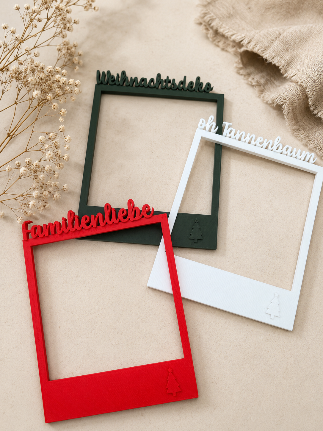 Fotorahmen Polaroid Selfie Bilderrahmen Weihnachtsedition